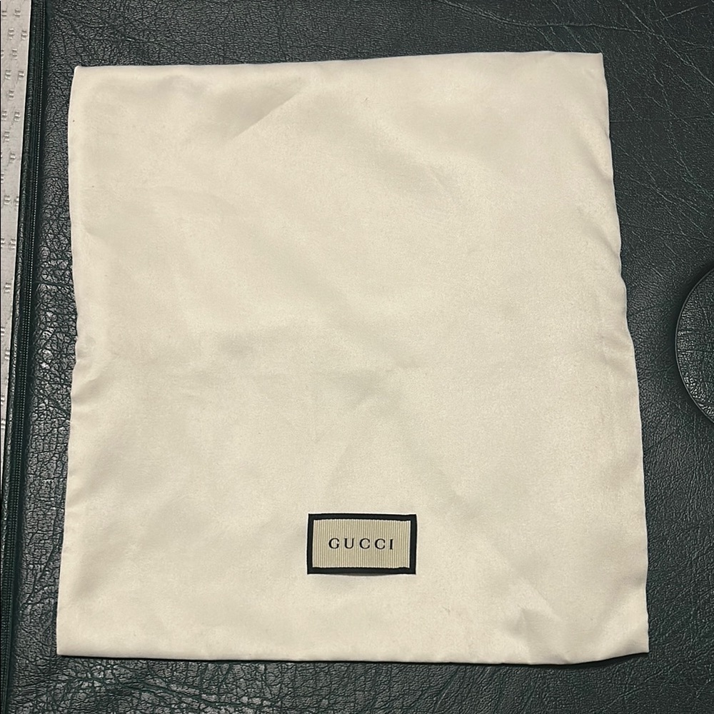 Gucci White Dust Bag